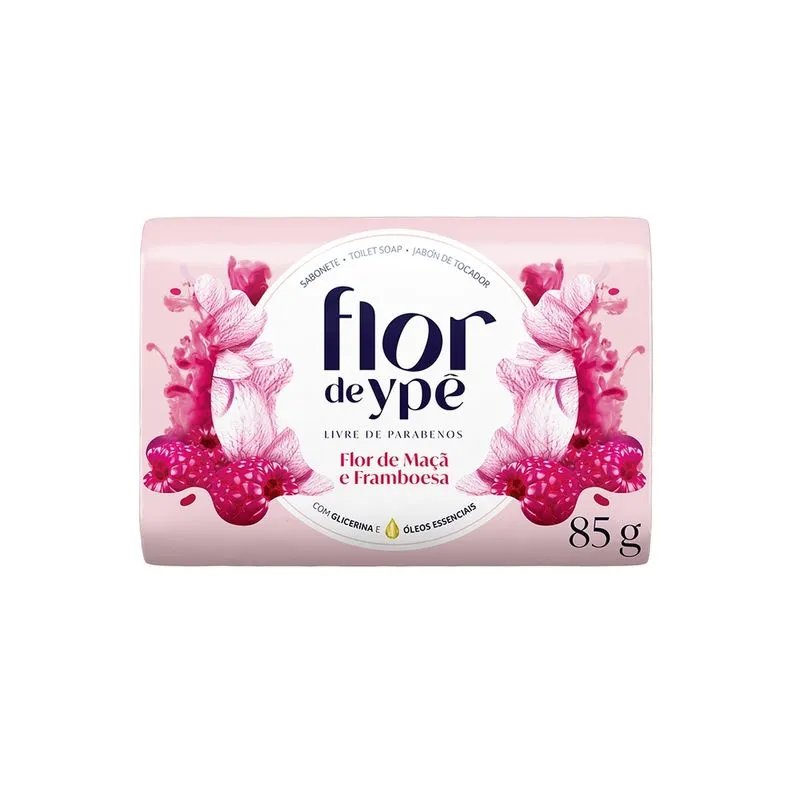 Sabonete FLOR DE YPÊ Maçã e Framboesa 85G