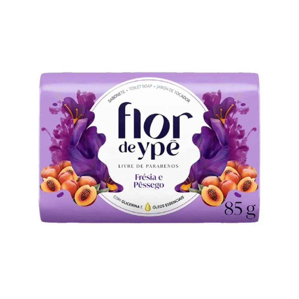 Sabonete FLOR DE YPÊ Frésia e Pêssego 85G