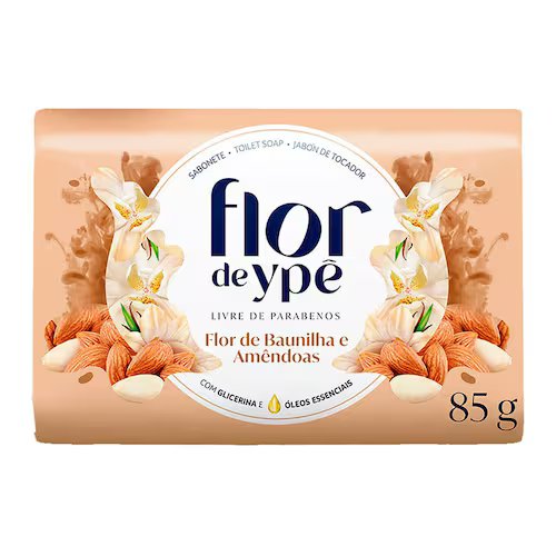 Sabonete FLOR DE YPÊ Baunilha e Amêndoas 85G