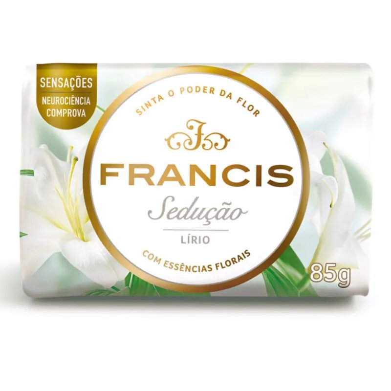 Sabonete FRANCIS Suave Lírio 85G