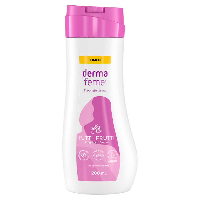 Sabonete íntimo DERMA FEME Tutti-Frutti 200ML