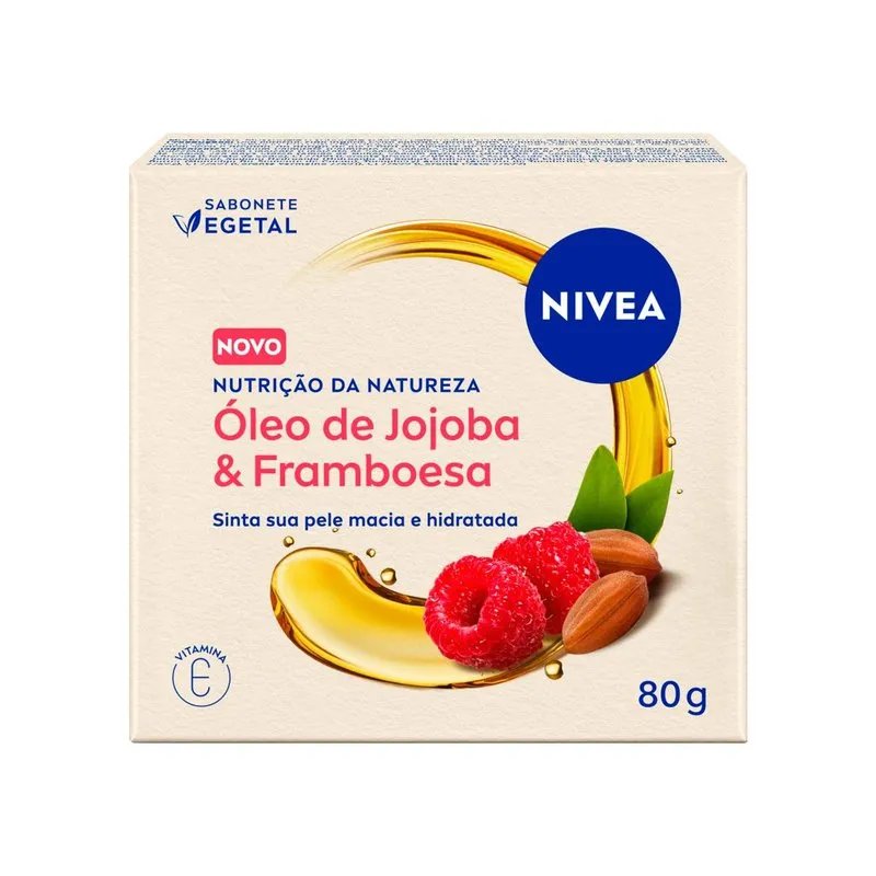 Sabonete NIVEA Óleo de jojoba e Framboesa 80g