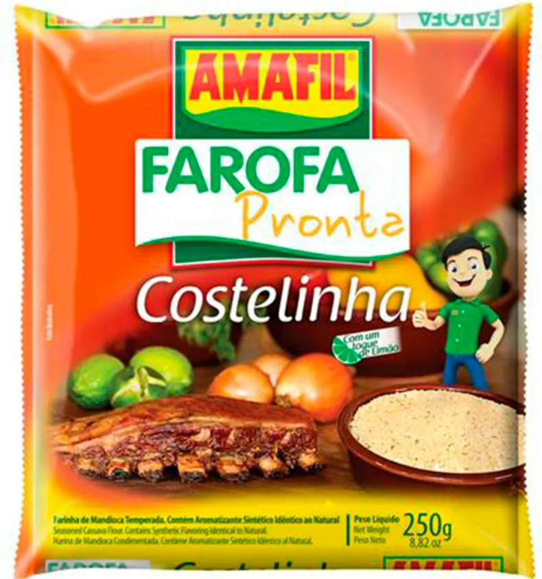 FAROFA MAND COSTELINHA AMAFIL 250GR