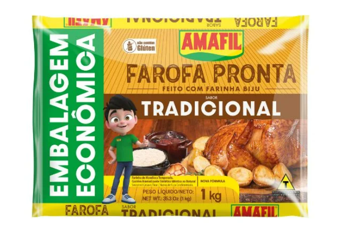 FAROFA MAND TRADICIONAL AMAFIL 1KG