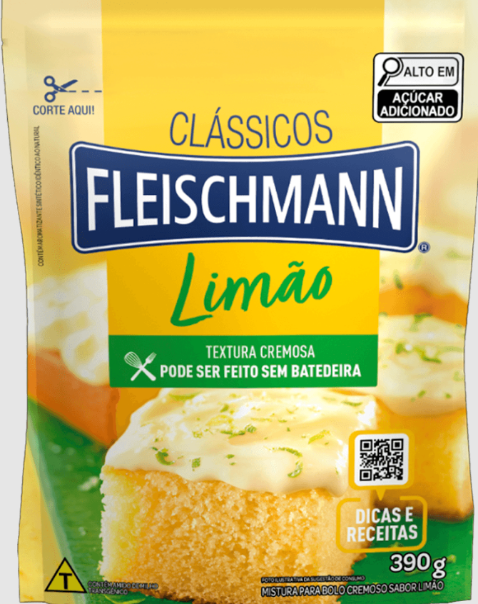BOLO FLEISCHMANN LIMAO 390G