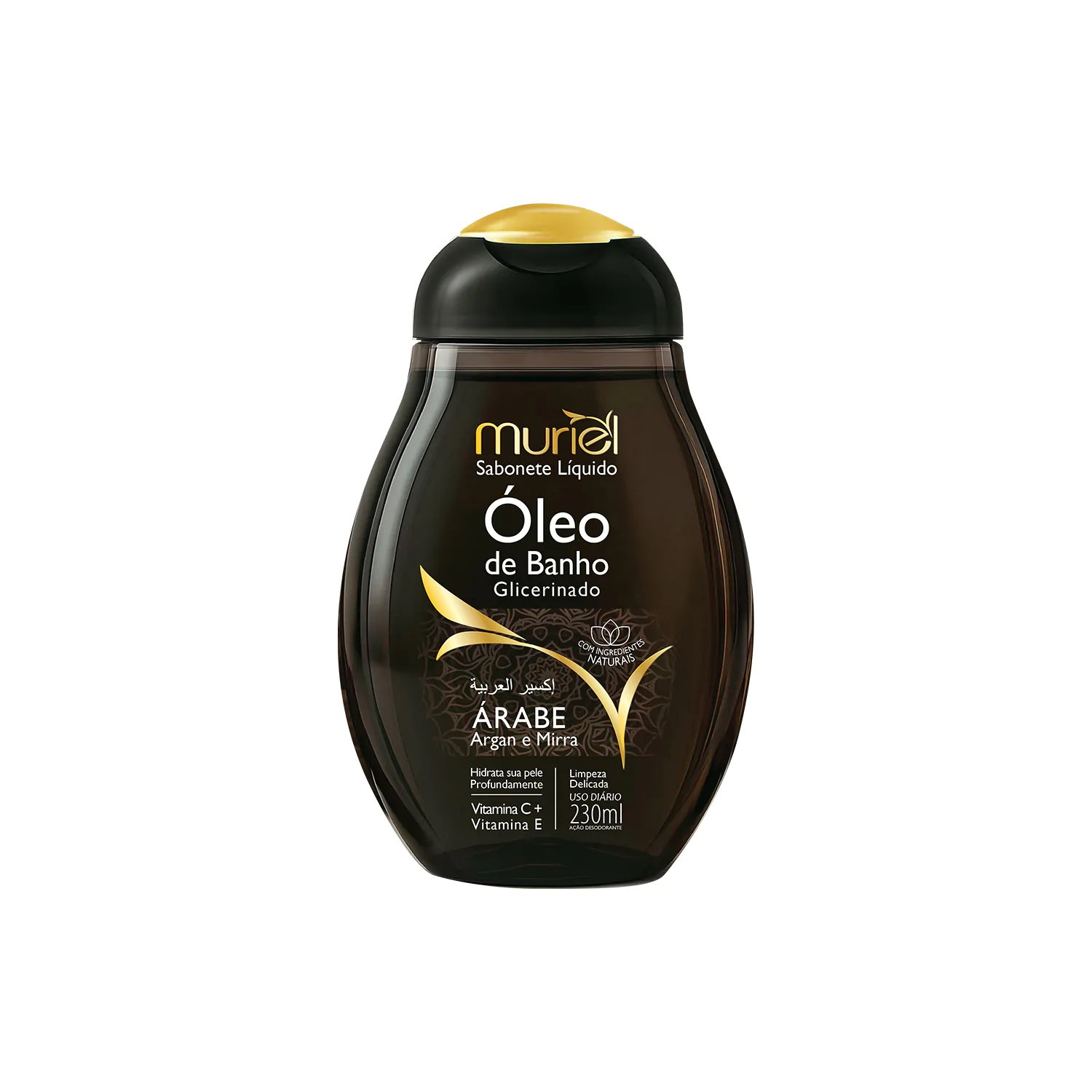 SABONETE LIQ.OLEO DE BANHO MURIEL ARABE 230ML