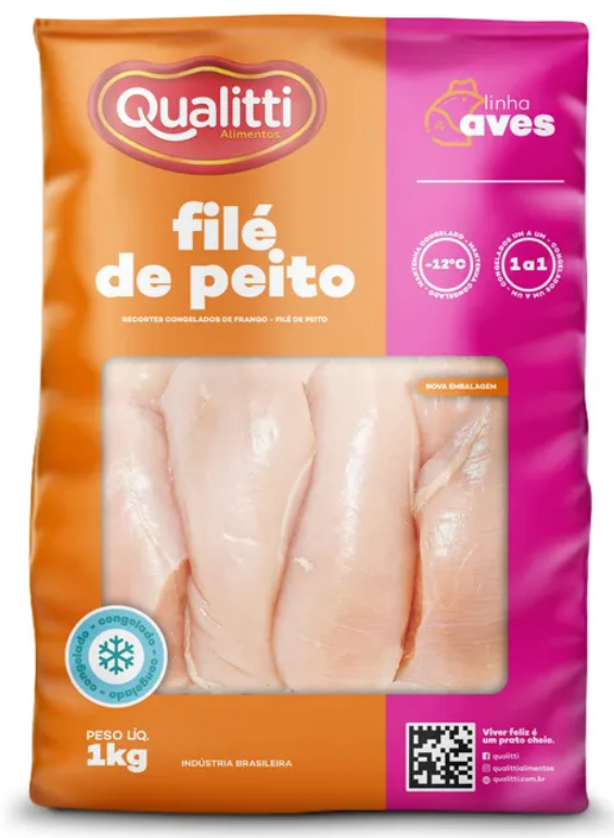FILE DE PEITO QUALITTI IQF 1KG
