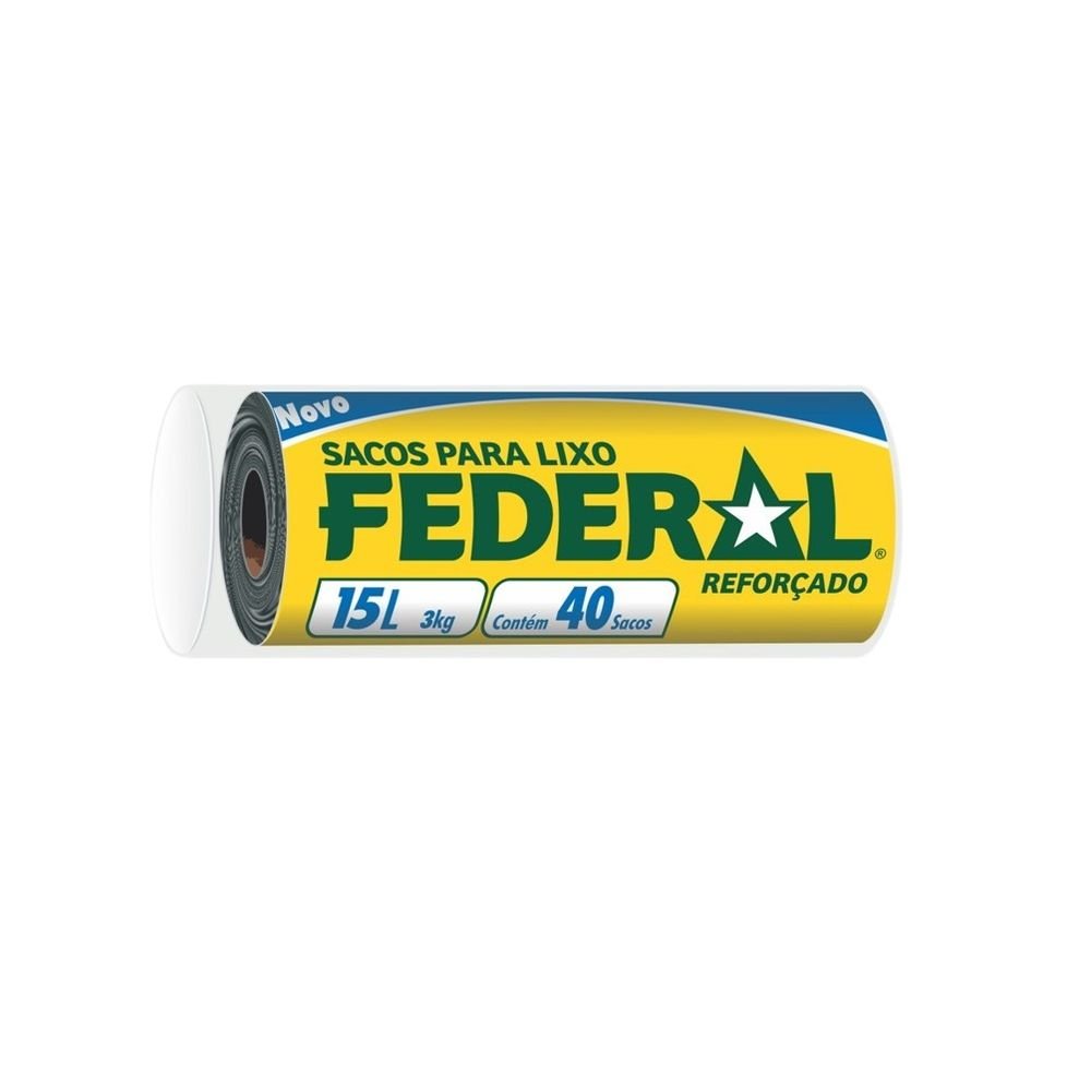 Saco de lixo FEDERAL 30L