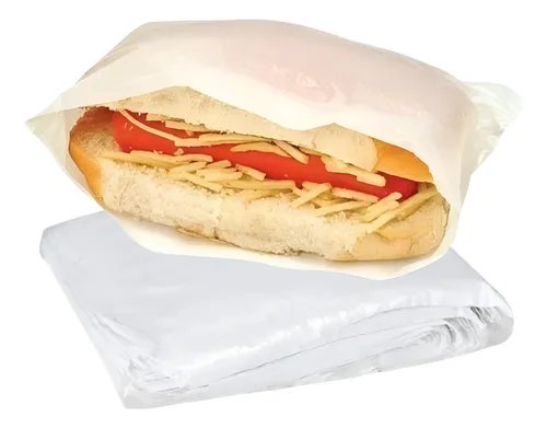 Saco de plástico de Cachorro Quente 50un