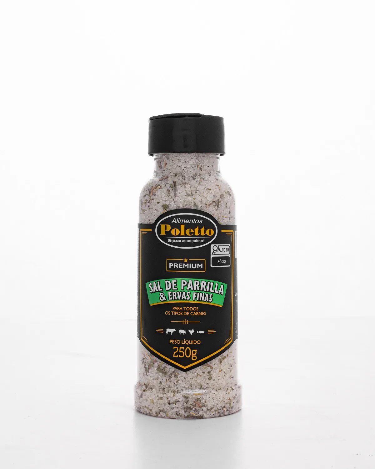 Sal de parrilla e ervas finas POLETTO 250g