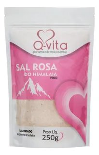 Sal rosa refinado Q-VITA 250g