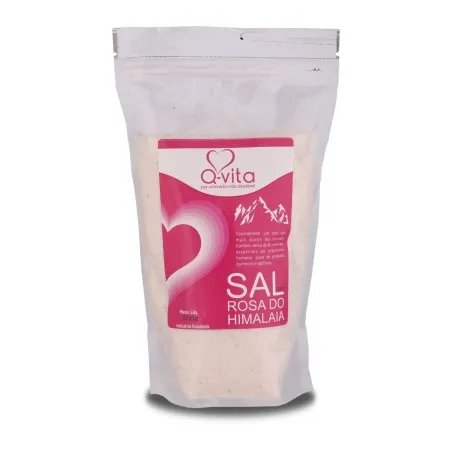 Sal rosa refinado Q-VITA 500g