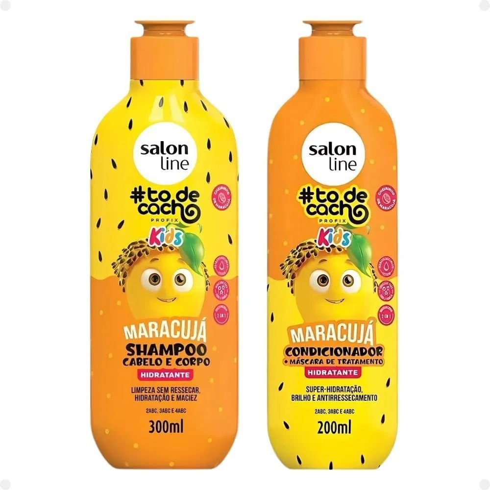 Kit shampoo+cond SALON LINE KIDS Maracujá