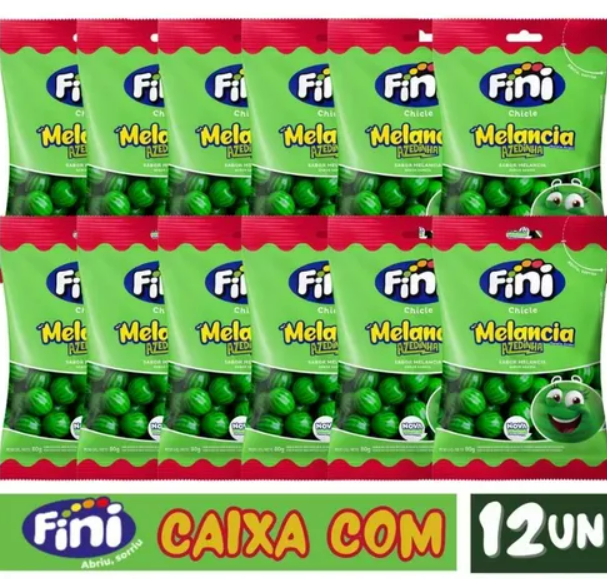 FINI CHICLE MELANCIA 12X80G
