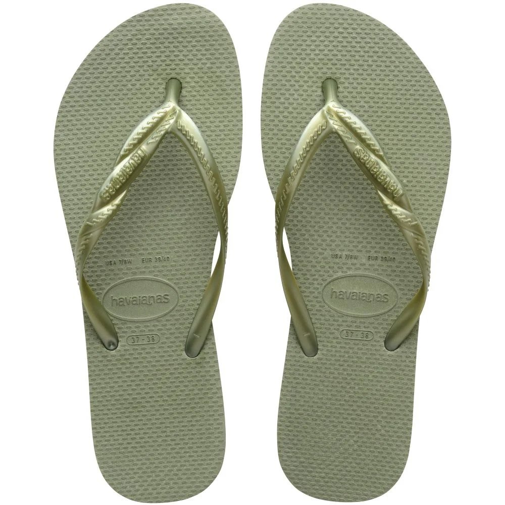 Sandália HAVAIANAS Fantasia lisa verde