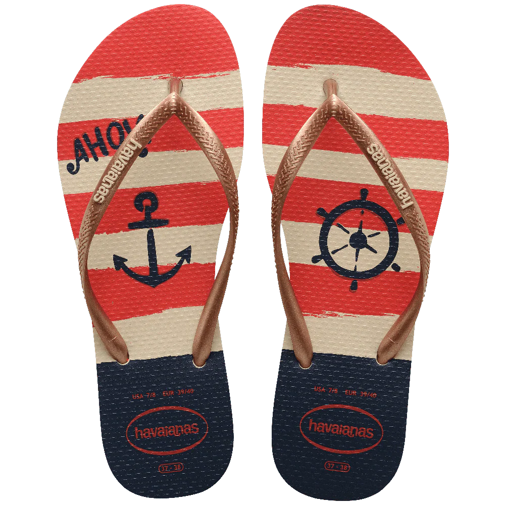 Sandália HAVAIANAS Nautical bege