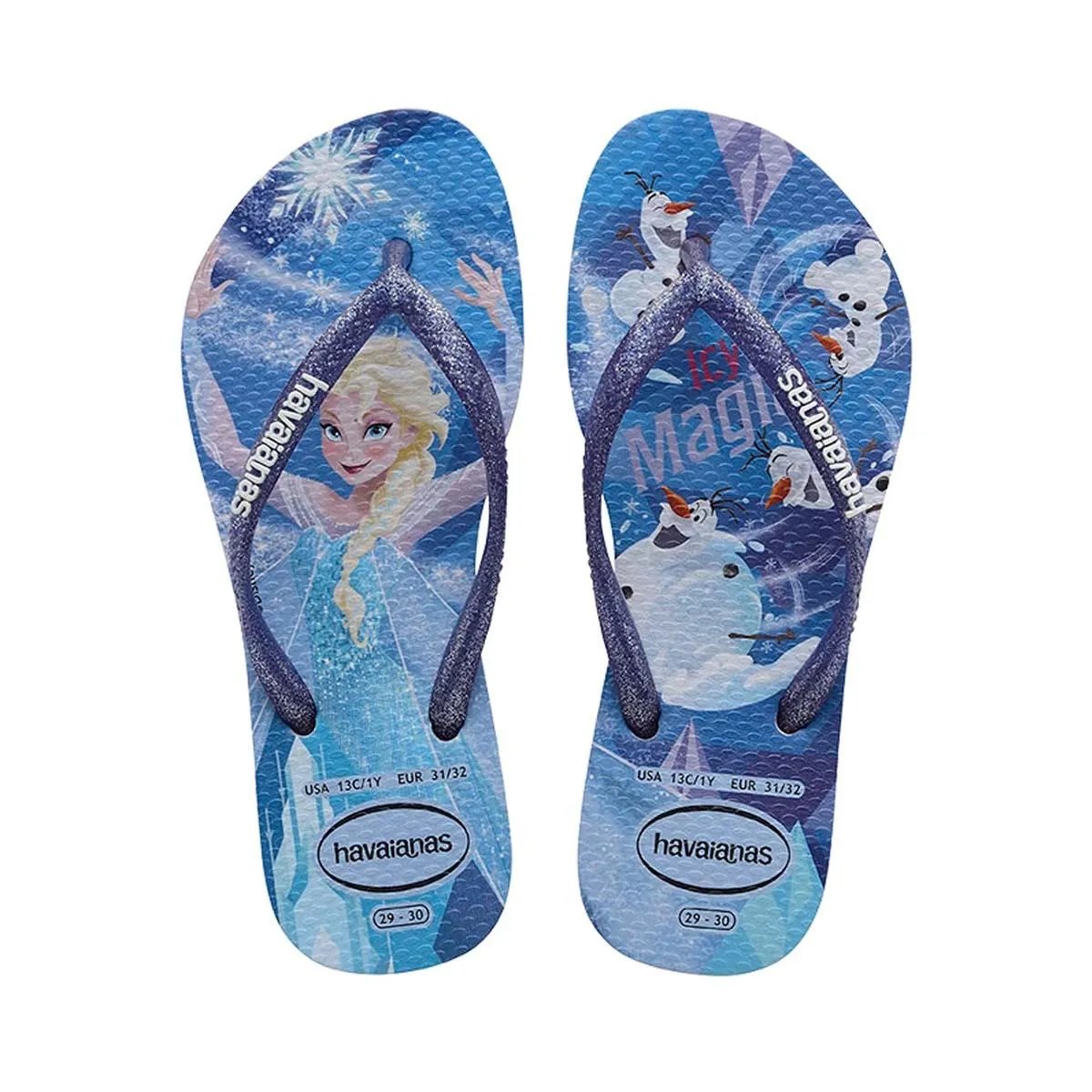 Sandália HAVAIANAS Kids Frozen azul