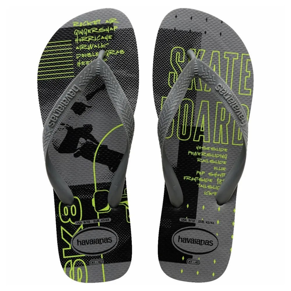 Sandália HAVAIANAS Kids Top Athletic cinza aço