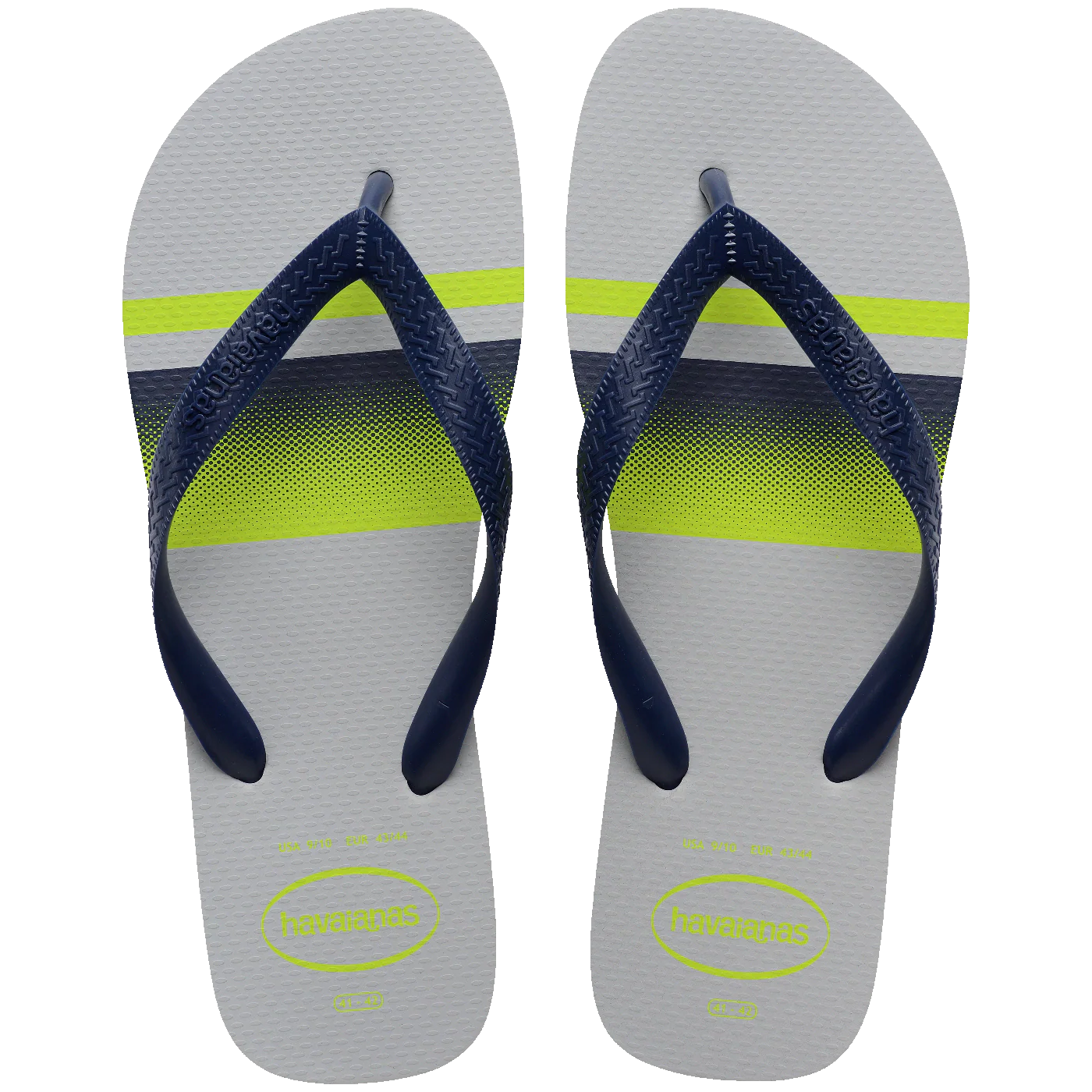 Sandália HAVAIANAS Top Basic cinza e azul