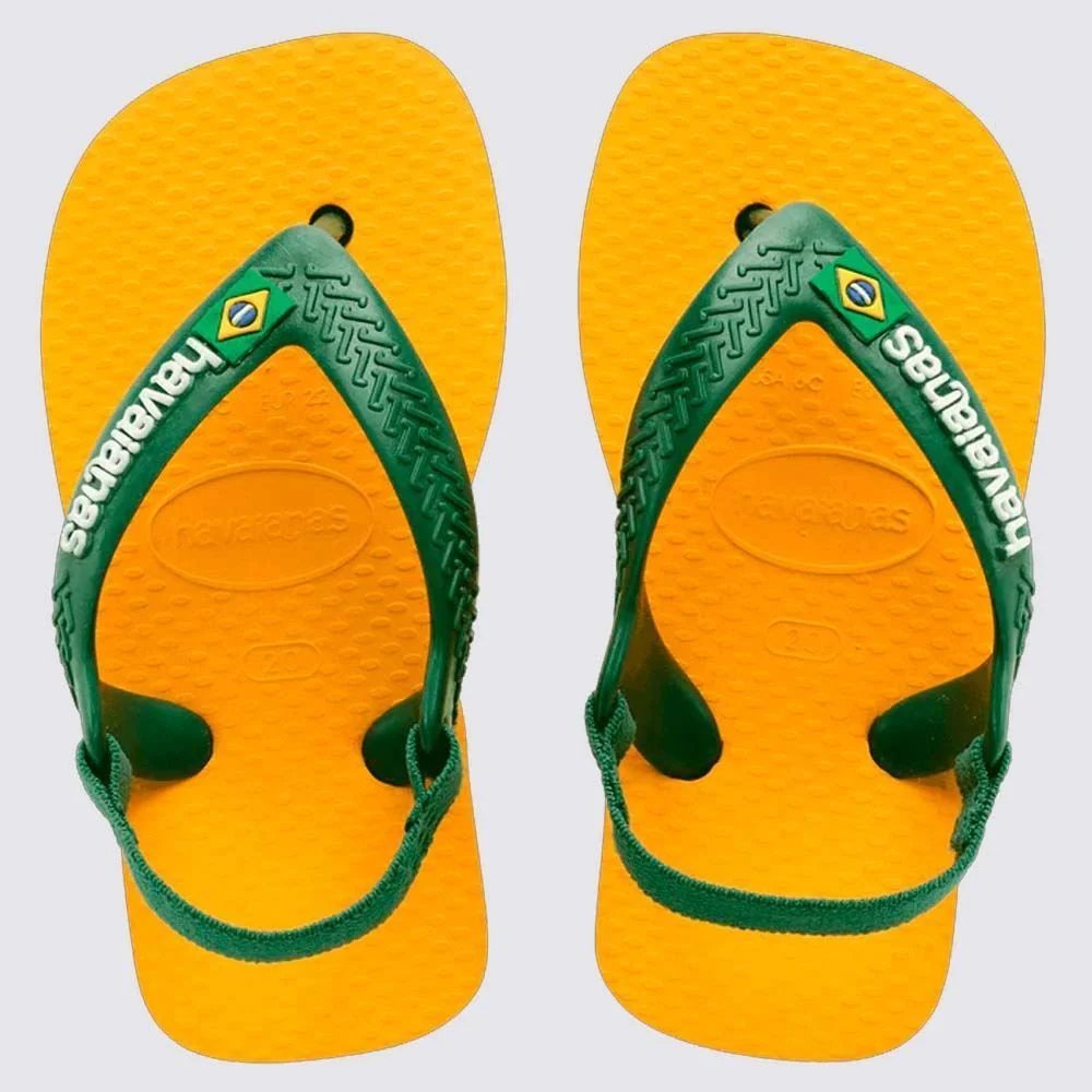 Sandália HAVAIANAS Baby amarelo pop
