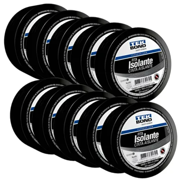 FITA ISOLANTE TEK BOND 19MM X 10MTS 