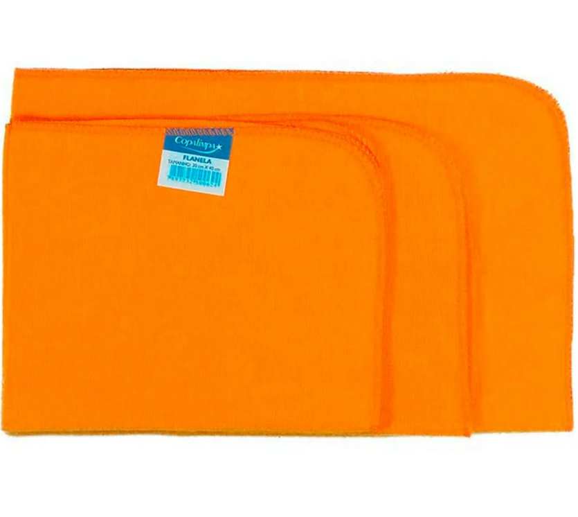 FLANELA LARANJA 30X40 COPALIMPA