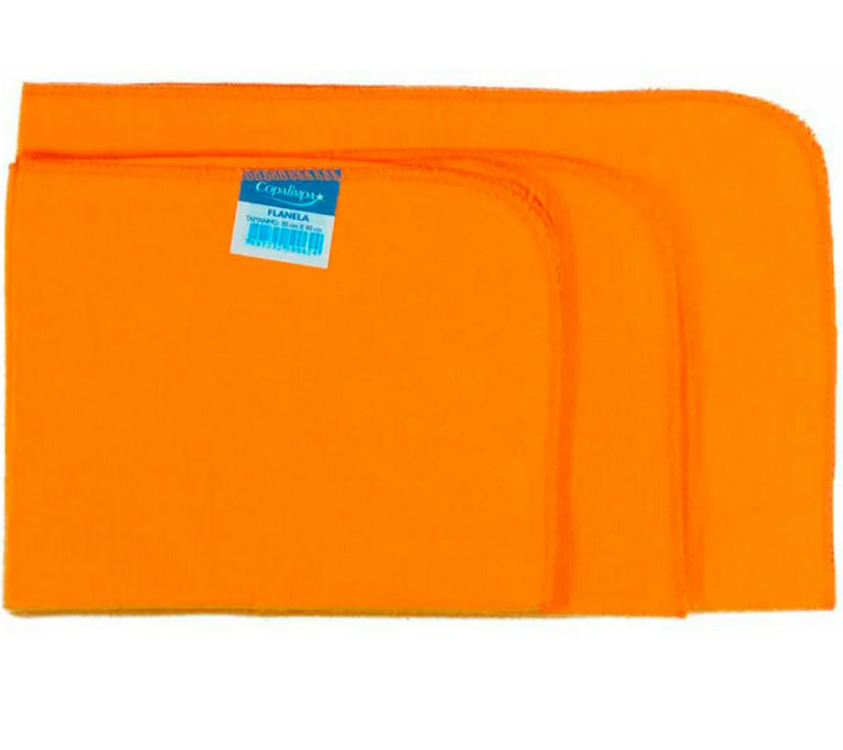 FLANELA LARANJA 30X50 COPALIMPA