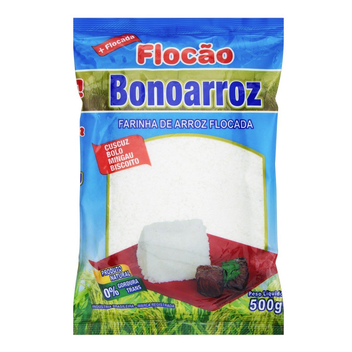 FLOCAO DE ARROZ BONOARROZ 500G