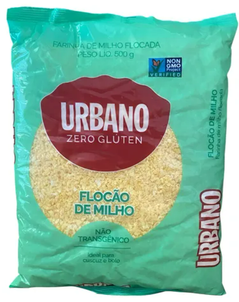 FLOCAO DE MILHO NAO TRANSGENICO URBANO 500G