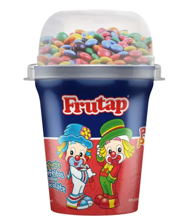 FRUTAP IOG. CONFEITOS CHOCOLATE COPO 115GR