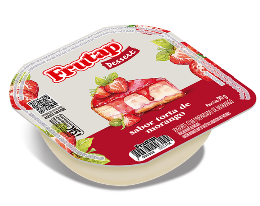FRUTAP IOGURTE DESSERT MORANGO 90G
