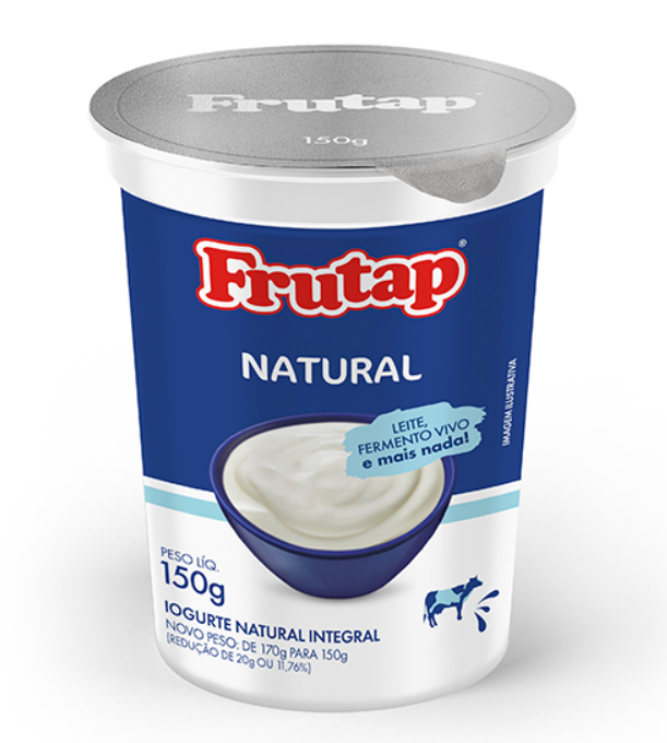 FRUTAP IOGURTE NATURAL 150G
