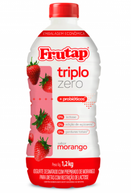 FRUTAP IOGURTE TRIPLO ZERO MORANGO 1,2KG