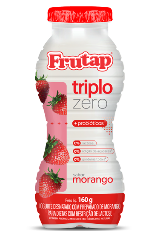 FRUTAP IOGURTE ZERO MORANGO 160G