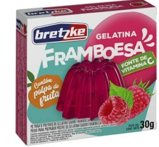 GELATINA BRETZKE 30GR FRAMBOESA