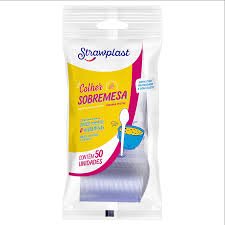 COLHER DESC CRISTAL STRAWPLAST 50UN