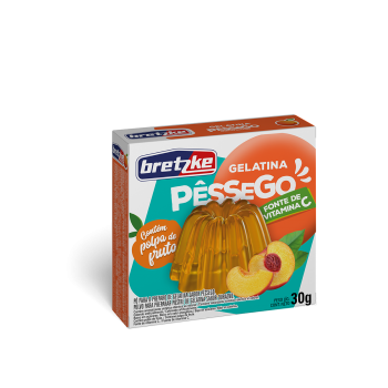 GELATINA BRETZKE 30GR PESSEGO