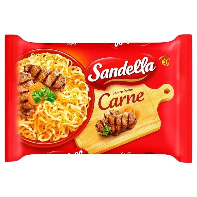 Macarrão instântaneo SANDELLA Carne 85g