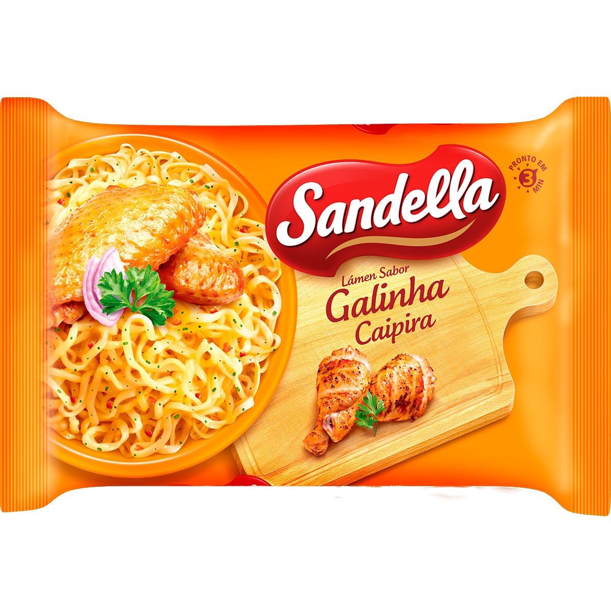 Macarrão instântaneo SANDELLA Galinha Caipira 85g