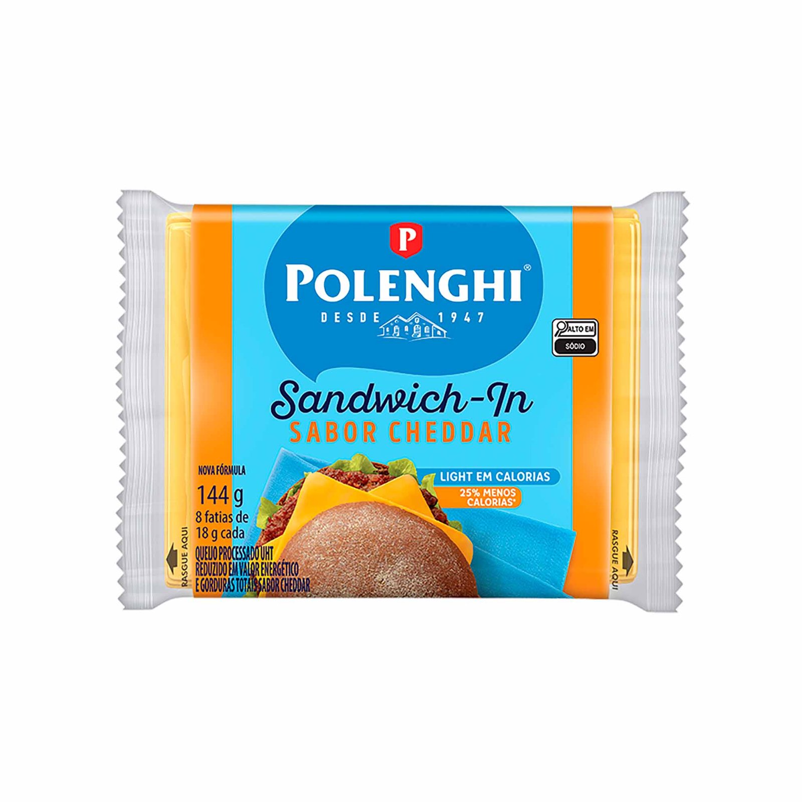 Sandwich-in cheddar POLENGHI 144g
