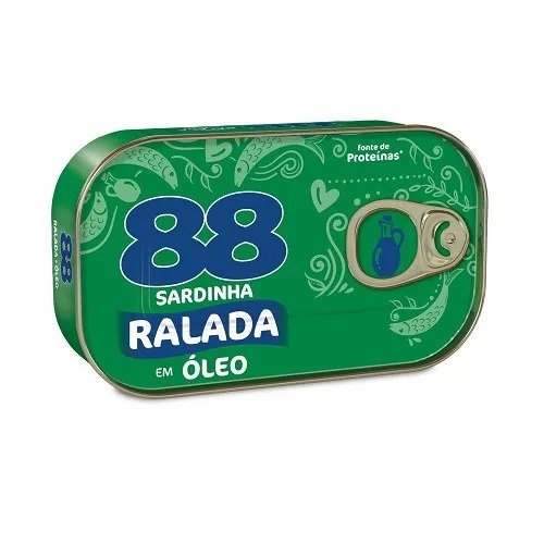 Sardinha 88 ralada em óleo