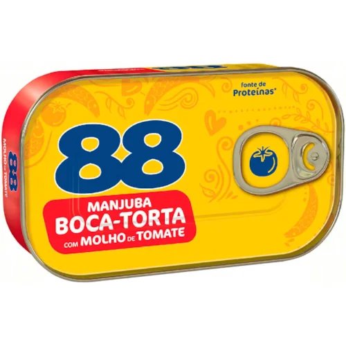 Sardinha 88 Boca-torta em molho de tomate 