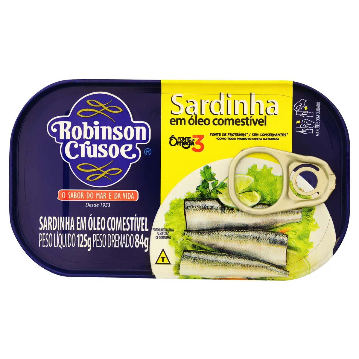 Sardinha ROBINSON CRUSOE em óleo 125g