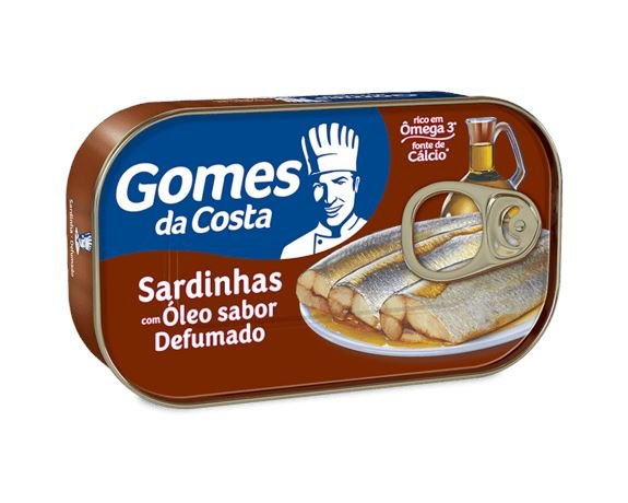 Sardinha GOMES DA COSTA em óleo defumado 125g