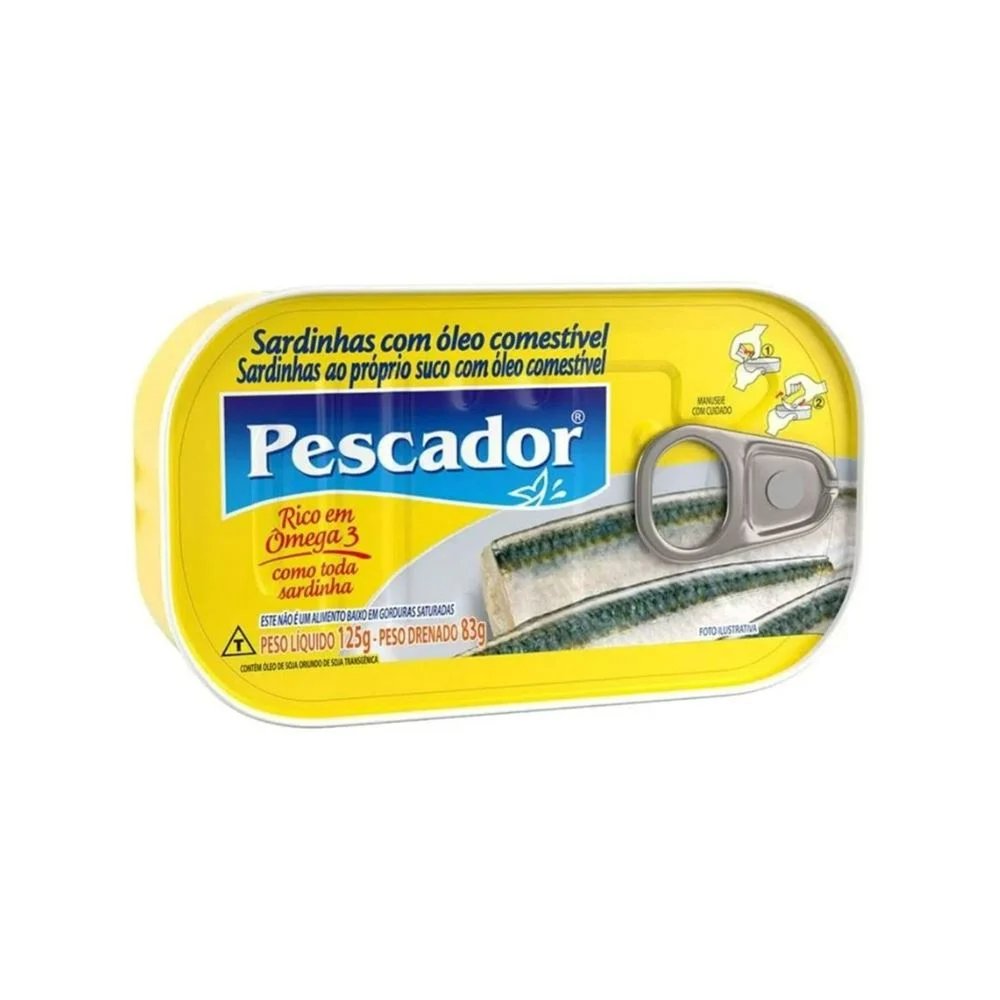 Sardinha PESCADOR em óleo 125g