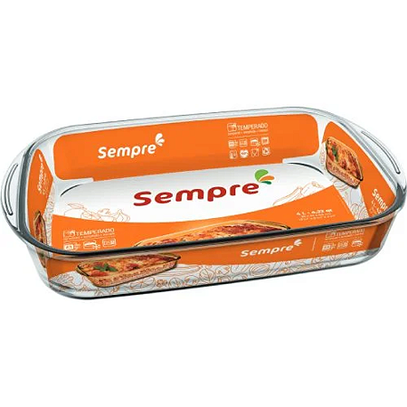 Lazanheira retangular 4L SEMPRE