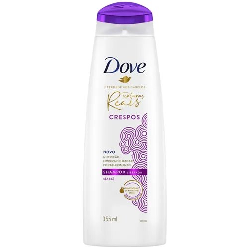 Shampoo DOVE Texturas reais Cabelos crespos 355ml