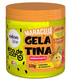 GELATINA SALON LINE CACHOS KIDS MARACUJA 550G