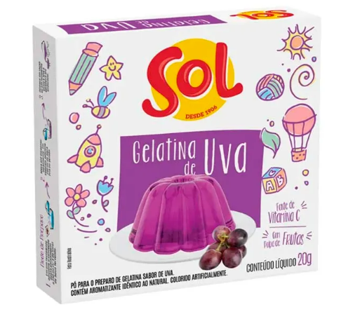 GELATINA SOL UVA 20G