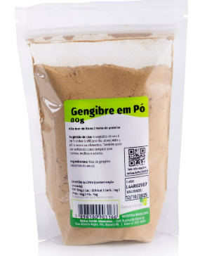 GENGIBRE EM PO 10GR BOM GOSTO